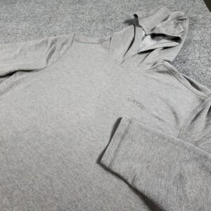 Orvis Mens Large Gray Hooded Long Sleeve Shirt Classic Collection Fishing Hiking